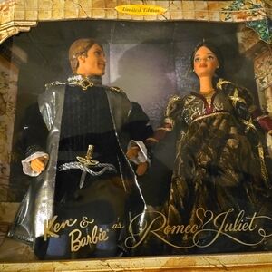 LIMITED EDITION KEN & BARBIE AS ROMEO & JULIET TOGETHER FOREVER COLLECTION 19364